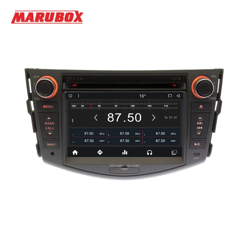 Best MARUBOX 7A106MT8,Car Multimedia Player for Toyota RAV4,2005-2013,Octa Core,1024*600,Android 8.1, 2GB RAM, 32GB ROM,GPS,DVD,Radio 3