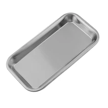 1 шт. Серебряная Нержавеющая сталь тату лоток хирургическая дезинфекция изгиб пластины для стоматологических бровей губ татуировки стерилизации инструменты