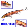 1Pcs 14cm 18.5g Big Minnow Lure Floating Wobblers Tackle Sea Fishing Lures Hard Bait Artificial Pesca Sea Fishing Crankbait ► Photo 3/6