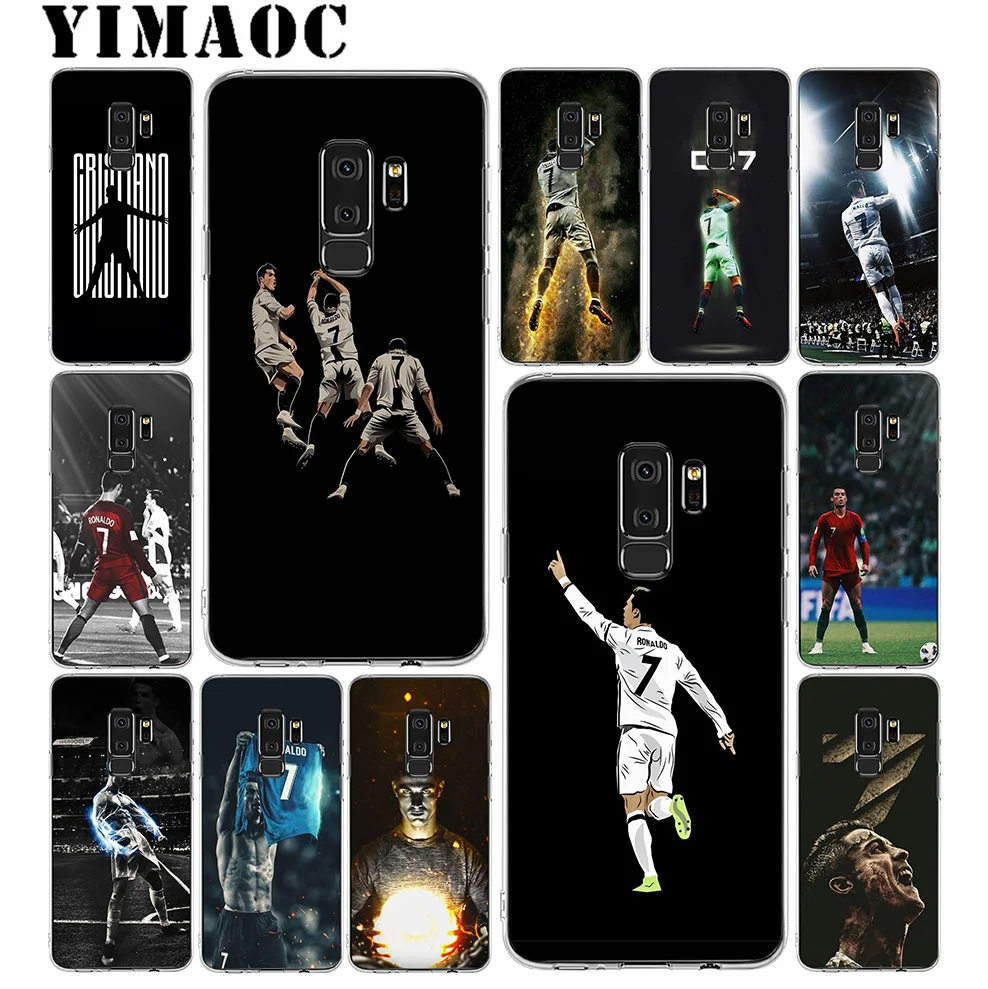 

YIMAOC Cristiano Ronaldo 7 Soft Silicone Case for Samsung Galaxy A5 A6 Plus A7 A8 A9 2018 J3 J5 J6 J7 2016 2017 EU Version