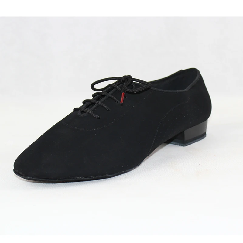 Dance Shoes Modern Men NOT Genuine Leather Brand Square BD 309  Party Ballroom Latin shoes  Soft cowhide Black 317 HEEL 2.5 CM 5