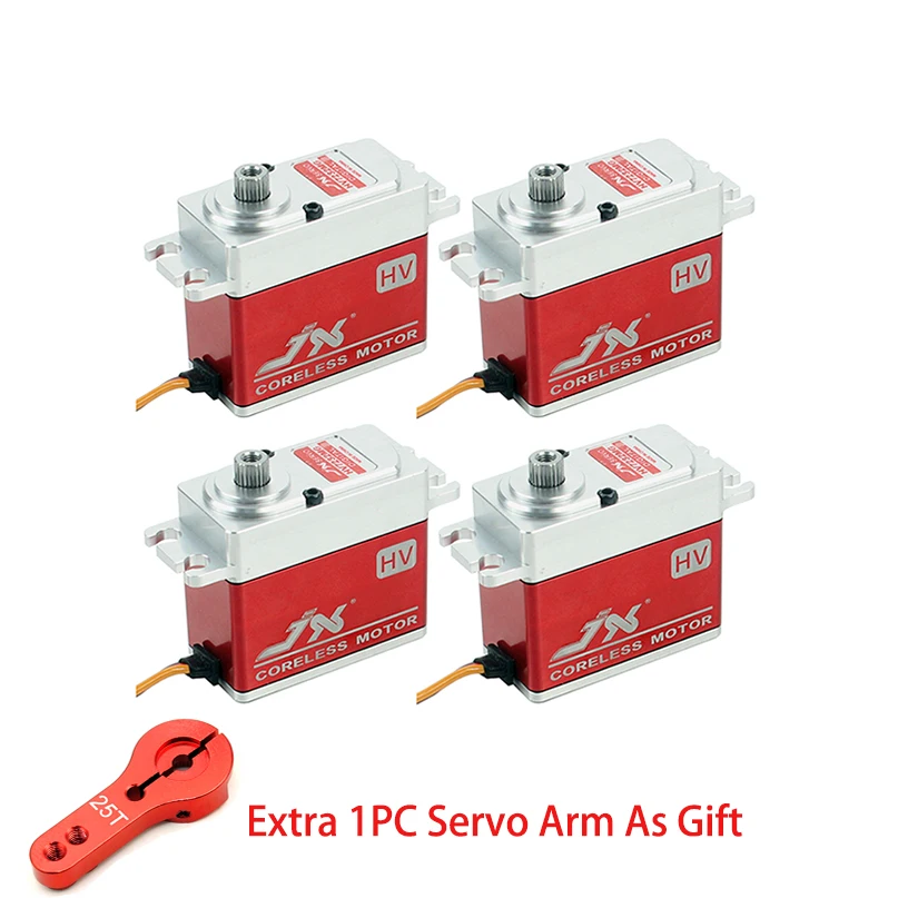 

JX Servo PDI-HV7232MG 32KG Large Torque 180 Degree High Voltage Digital Coreless Servo Alum Shell For RC Helicopter Parts