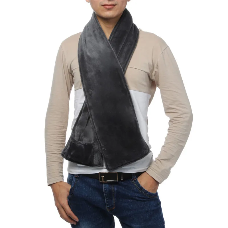Unisex Winter Electric Heating Adjustable Warming Shawl Neck Scarf Outdoor handkerchief women's scarves hijab scarf 40MA0807