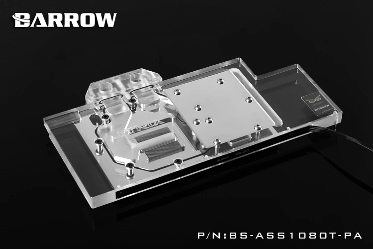 Курган BS-ASS1080T-PA, производительность, Никелированное покрытие 2,0 полное покрытие Графика карты блок водяного охлаждения для ASUS ROG STRIX GTX1080Ti/1070/1060 игровая