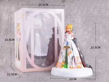 

Fate/Stay Night Saber Altria Pendragon Kimono Dress Ver. PVC Figure Collectible Model Toy with Light
