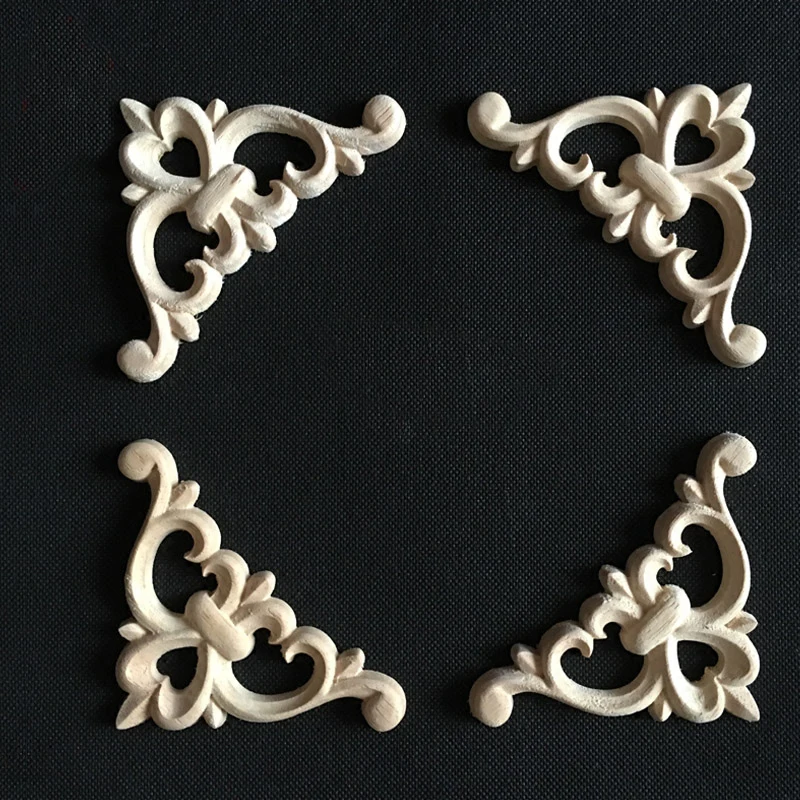 Buy Wooden Corner Appliques Home Furnishing Decoration Door Bed