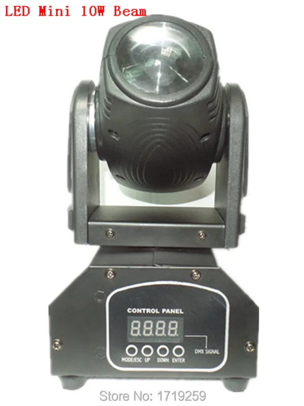 

20pcs/lot HOT saling fast shipping 10W CREE RGBW Full Color Rotating LED Beam Moving Head Light Free shipping