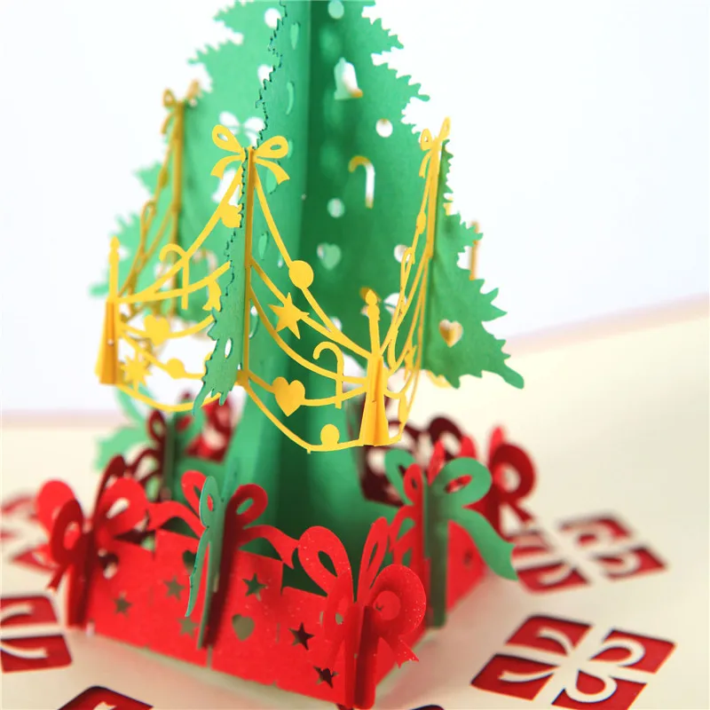 Detail10_Christmas tree greeting card