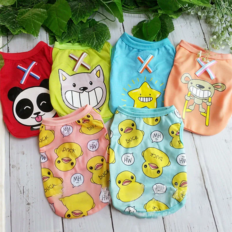 Buy Small Dog Clothes For Dogs Pets Clothing Summer Pet Dog Vest Clothing For