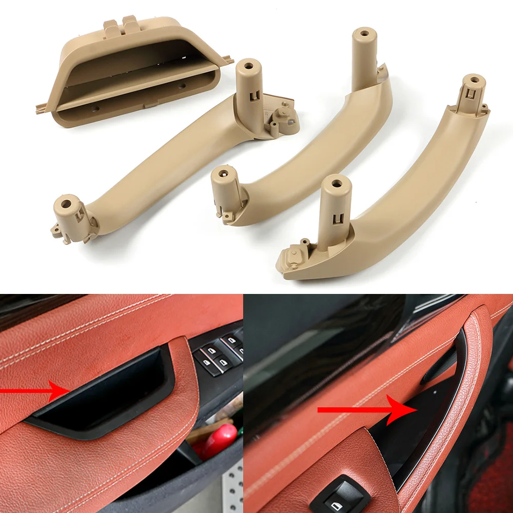 Inner Door Panel Handle Cover Interior Door Pull Trim Bowl For BMW X3 X4 F25 F26