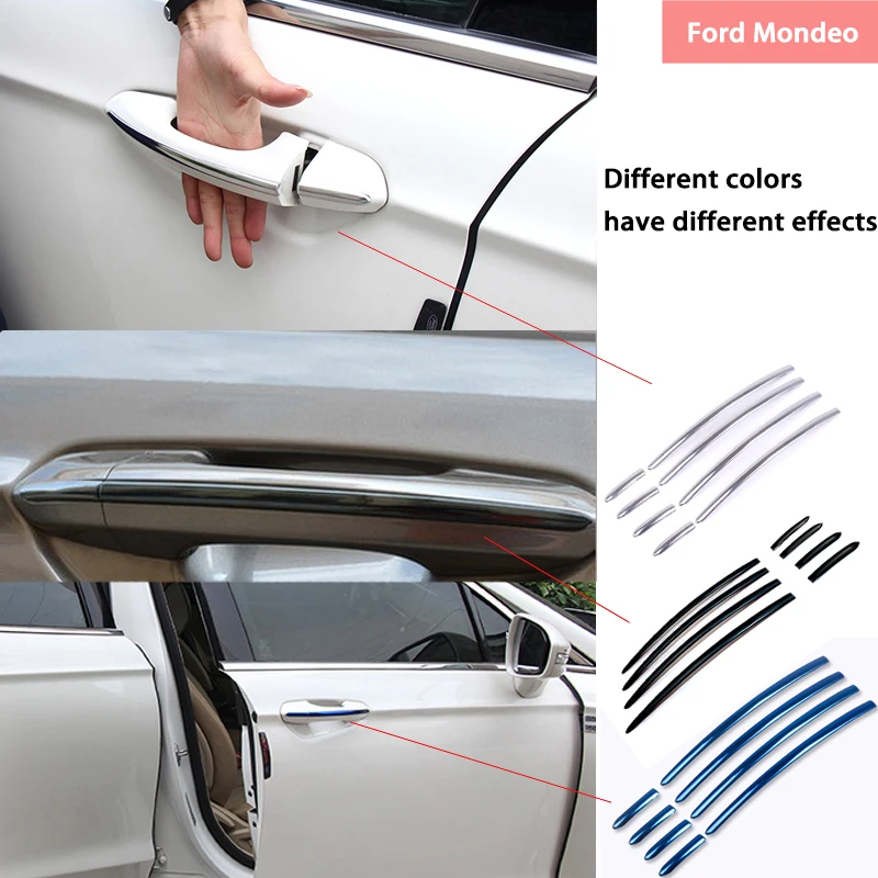 Авто Стайлинг наклейки из нержавеющей стали для Ford Mondeo MK5 наружная дверная ручка чаша рамка крышки аксессуары