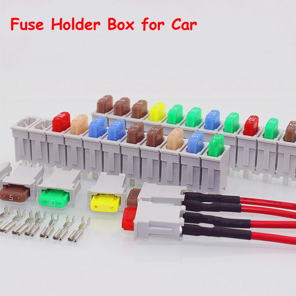 3 Sets 12 Way Multi Channel Small Size ATO Blade Fuse Box Block Holder For Car Truck Auto With Fuses Terminals-in Fuses from Home Improvement on ...