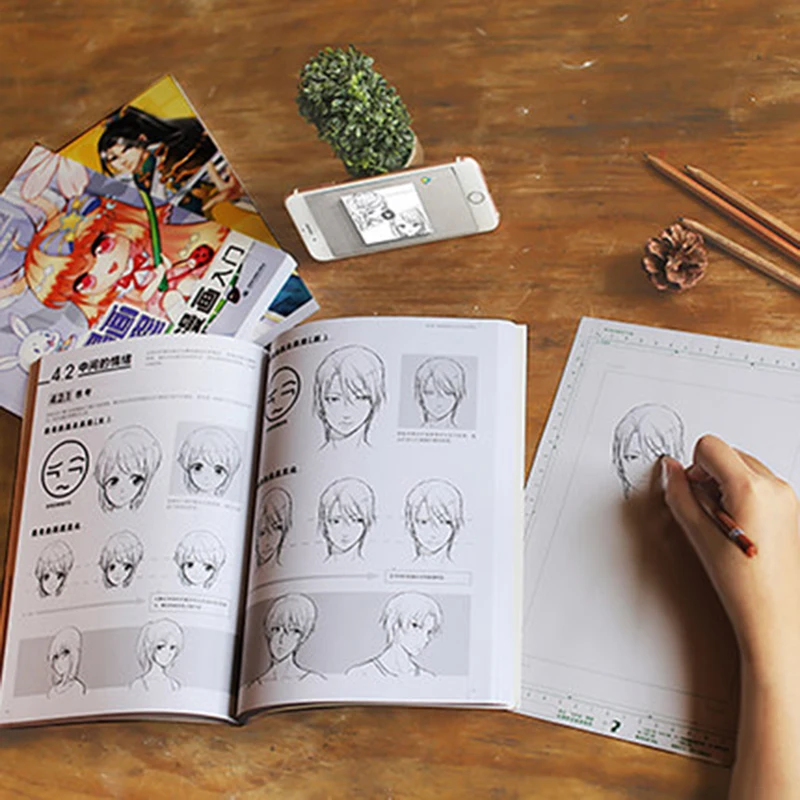 Beginner comics tutorial zero basic comic sketch introduction handwritten book comics introduction tutorial book