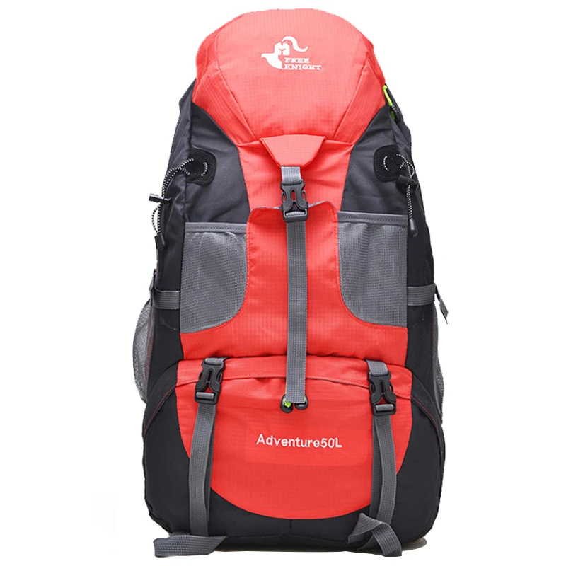 Limited Hot 50L Large Waterproof Climbing Hiking Backpack Rain Cover Bag Camping Mountaineering Backpack Sports Outdoor Bike Bag