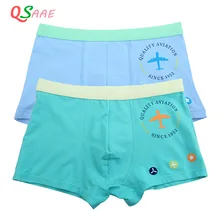 2 шт./партия хлопковое нижнее белье для мальчиков с героями мультфильмов летние мягкие дышащие детские боксеры, детская одежда трусы для мальчиков от 8 до 16 лет