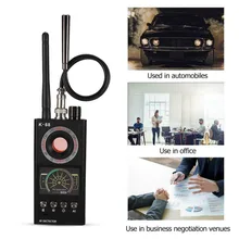 K68 multi-função anti-espião detector câmera gsm áudio bug finder gps sinal lente rf rastreador detectar produtos sem fio gama completa