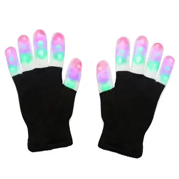 

new arrive Finger Light Gloves LED Warm Gloves For Lightshow Dance Halloween Christmas Gift