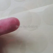 30 мм Диаметр пустой дизайн Круглый/круг прозрачный/прозрачного ПВХ/винил водонепроницаемый этикетки, наклейки