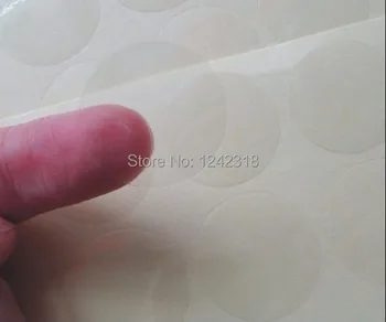 

30mm diameter blank design free shipping round/circle transparent/clear PVC/Vinyl waterproof labels stickers