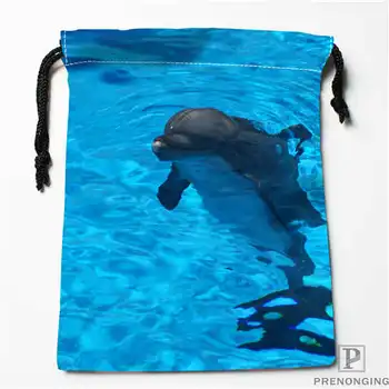 

Custom Printing Dolphin (1) Drawstring Shopping Bags Travel Storage Pouch Swim Hiking Toy Bag Unisex Multi Size19-01-04-5