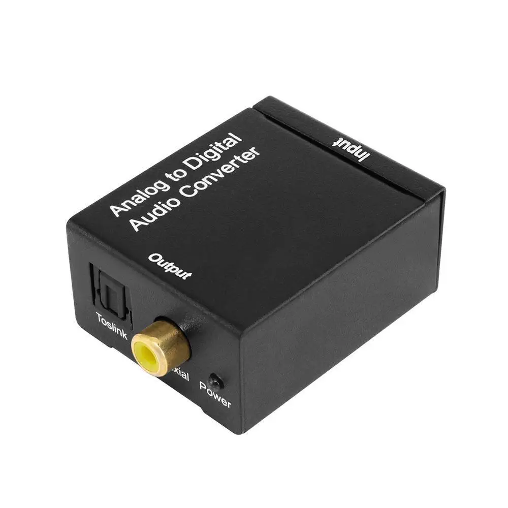 Аналоговый и цифровой конвертер ADC оптический коаксиальный RCA Toslink SPDIF адаптер ТВ