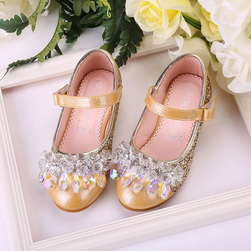 Г.; Туфли Мэри Джейн на низком каблуке с кристаллами для маленьких девочек; нарядные свадебные туфли-лодочки для причастия для маленьких детей; модельные туфли принцессы для больших детей