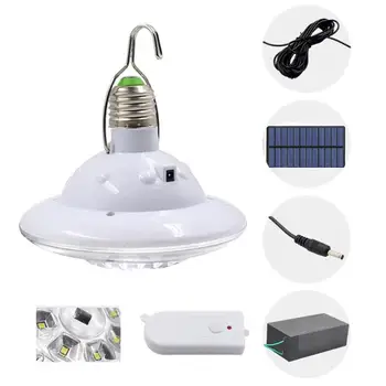 

22LED Solar Light Portable Outdoor Camping Tent Remote Control Hanging Lamp