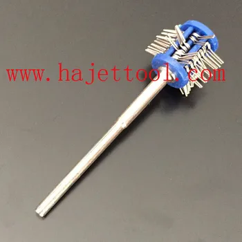 

Free Shipping 0.30mm Wire Dia Jewelry Polishing Brush 10pcs/pack Mounted Matt Wire Brush for China Polishing Wheels