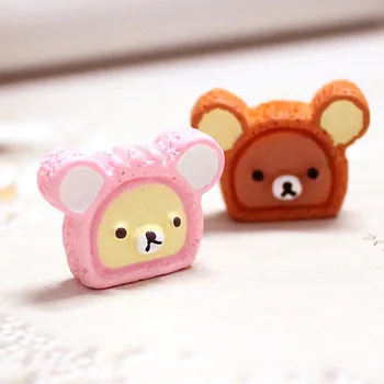 

7pcs/Lot Slime Charms Cartoon Bear Slime Accessories Beads Making Supplies With Drawstring Pouch For DIY Crafts Scrapbooki