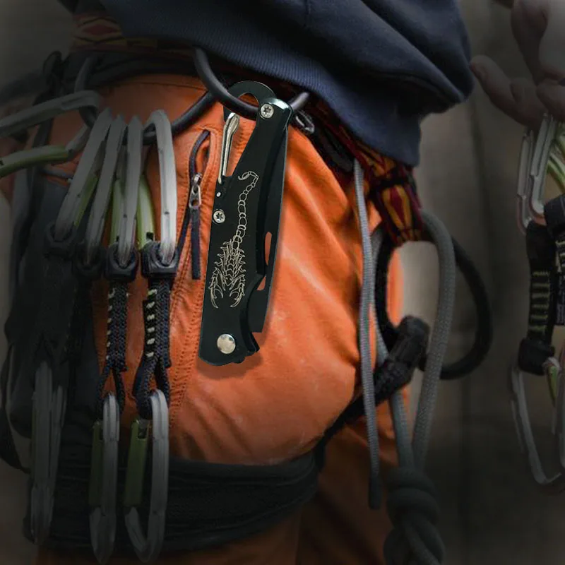 DUAN FA knife blade hunting personality outdoor tool knife survival porous titanium folding knife fruit portable pocket knife DUAN FA knife blade hunting personality outdoor tool knife survival porous titanium folding knife fruit portable pocket knife