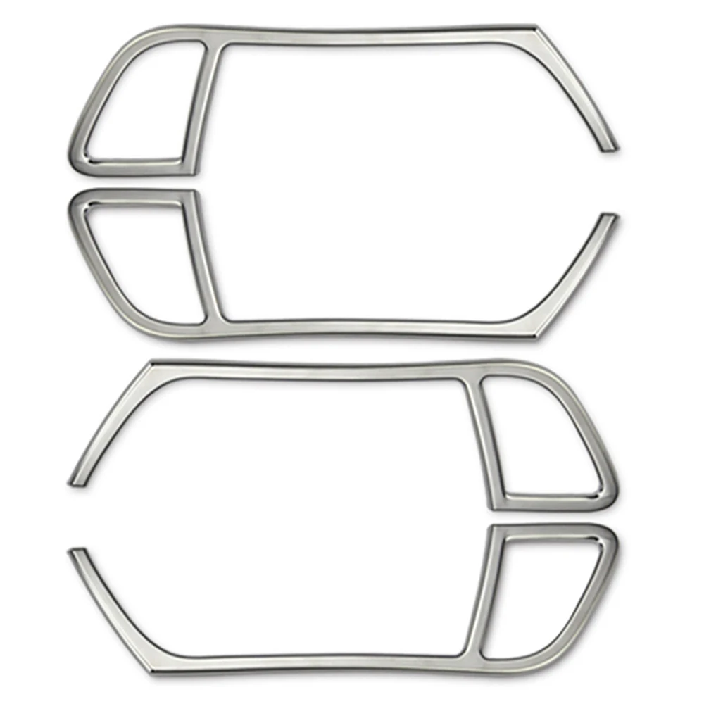 

4pcs For Audi A4 Q5 B8 2009-2015 Car Styling Inner Door Handle Frame Cover Trim Auto Interior Decoration Accessories