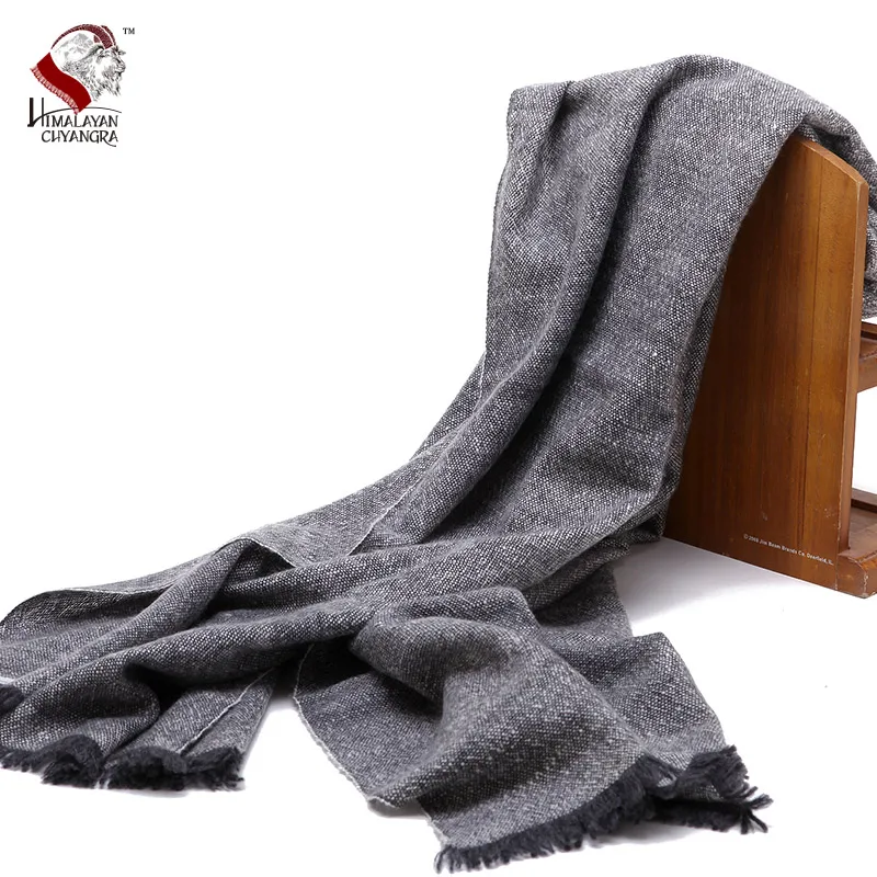 

Nepalese 100% Pure Cashmere Woven By Hand-spun Yarn with Handmade Fringe Thick Warm Soft Unique