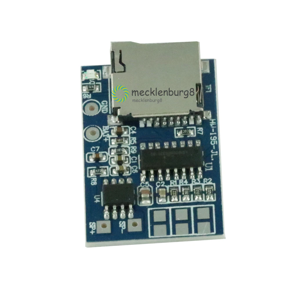 

2 pcs. GPD2846A TF Card MP3 Decoder Board 2 W 3.7 V / 5 V Amplifier Module for Arduino GM Power Module Support MP3 FM Radio