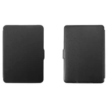 MOOL Магнитный чехол из искусственной кожи тонкий для Amazon Kindle Paperwhite(Крест шаблон, черный