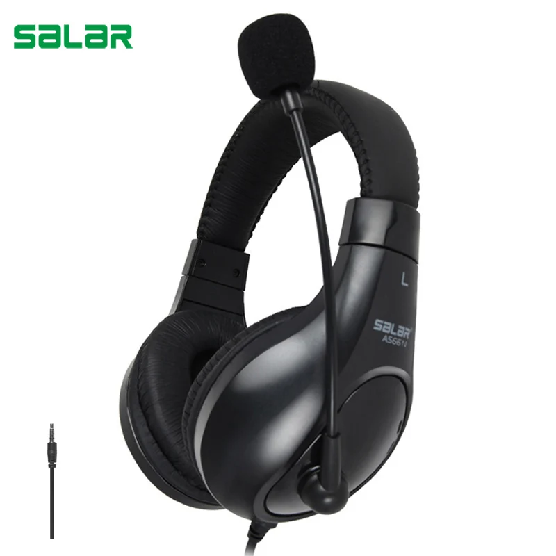 Salar A566N наушники с микрофоном игровая гарнитура для телефонов компьютера