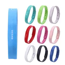 1 unids deporte pulsera de silicona pulsera de la correa para fitbit flex 2 smart watch para mujer talla s