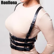 Харадзюку бюст Подвязки платье для выпускного вечера кожа ремни тела подтяжки Связывание пояс сексуальное женское белье Женская подвязка чулки Бюстгальтер Клетка