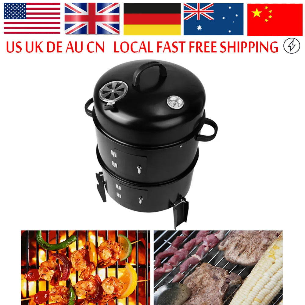 Portable Large Outdoor BBQ Grill Stove Metal Charcoal Grill Roasting