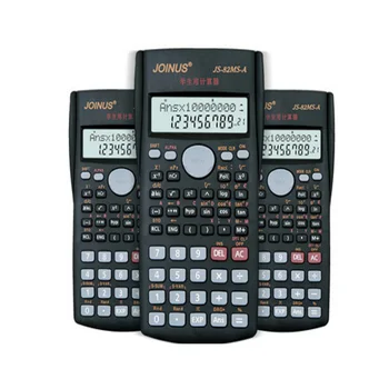 

Function Calculator Uniwise Handheld Multi-function 10+2 Digital Display 2-Line LCD Scientific Calculator, HHD-GJ