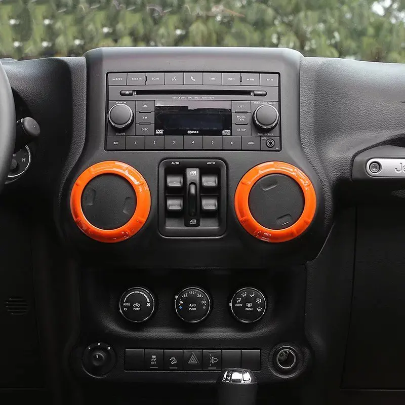 Для Jeep Wrangler 2011-2017 4 шт. ABS/алюминиевый сплав автомобильный Кондиционер
