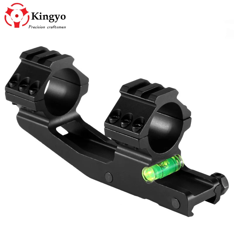 

20MM Optical Sight Ring Mount 30MM Tube Tilted-Mount With One Rail & Bubble Level For Hunting Riflescopes Airgun Air Guns Scopes