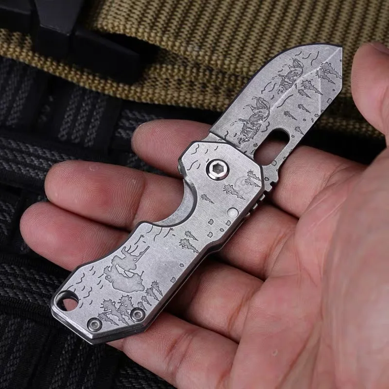 2016 Navajas Survival Knife Limited Wood Pocket Knife Knives High Quality Mini Gift Stainless Blade Folding Camping Huting Tool