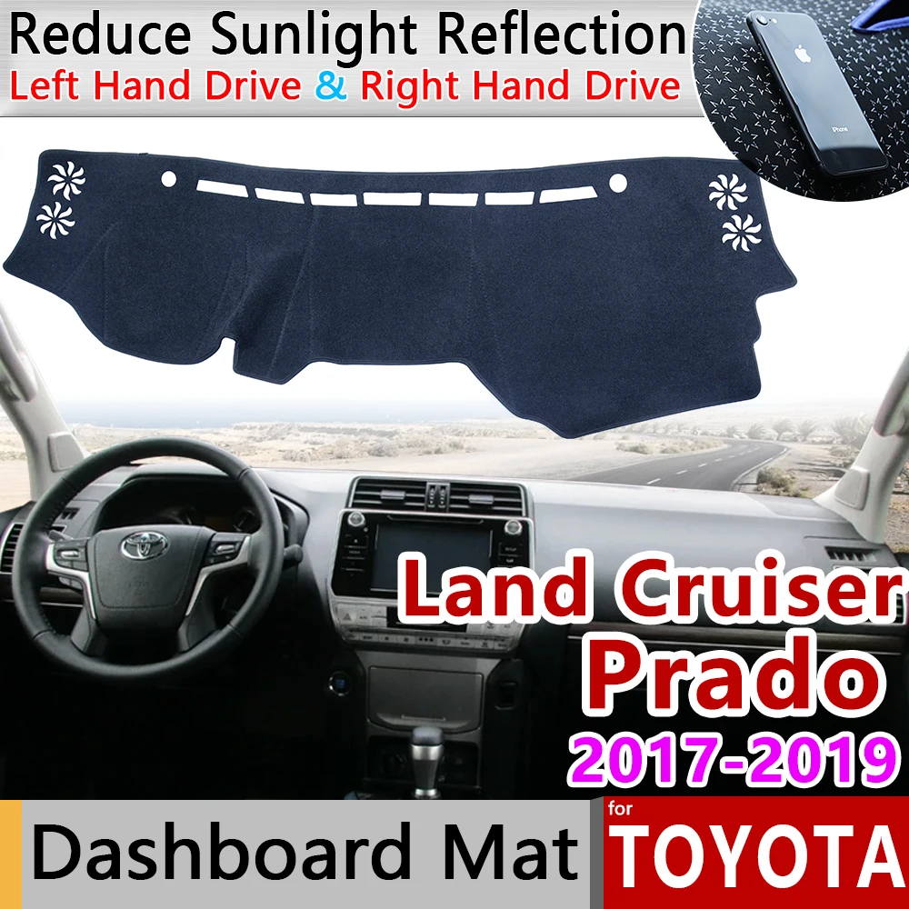 Для Toyota Land Cruiser Prado 150 серии 2017 2018 2019 Facelift LC150 J150 Противоскользящий коврик приборная