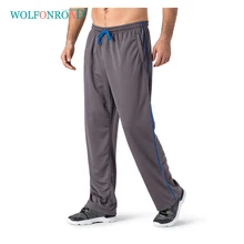 WOLFONROAD Men Running Pants Fitness Yoga Sport Trousers Mesh Breathable Gym Pants Outdoor Hiking Camping Pants Training Pants