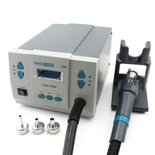 Быстрый 861DW бессвинцовый фена паяльная станция интеллектуальный цифровой дисплей 1000 Вт паяльная станция для ремонта чипа PCB