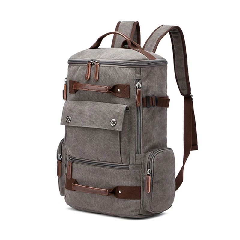 Мужской рюкзак, винтажный холщовый рюкзак, школьная сумка, мужские дорожные сумки, Большой Вместительный рюкзак, рюкзак для ноутбука, сумка высокого качества