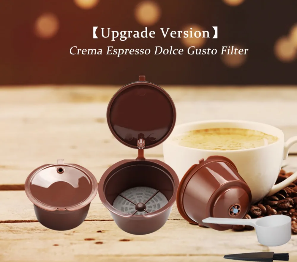 Обновление версии кофе Nescafe фильтры Dolce Gusto Кофе капсулы Пластиковая капсула для