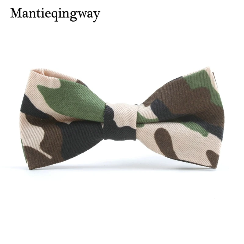 

Mantieqingway Children Bowtie for Baby Boys Polyester Camouflage Pattern Bow Tie For Girl Gravatas Collar Kids Bow Ties