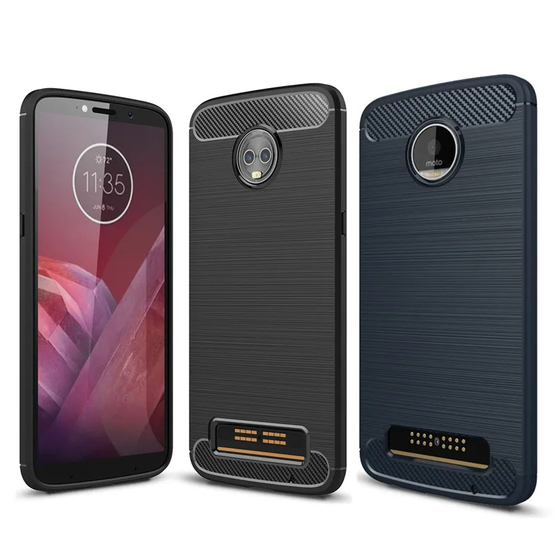 Роскошный мягкий чехол бампер для MOTOROLA moto Z2 Force Z3 Play телефона аксессуары Moto Z play C
