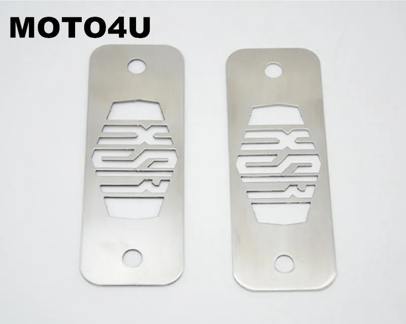 

MOTO4U 1 pairs Powder Coated Stainless Fuse Box Top Plates 1Pair For Yamaha XSR 900 Silver